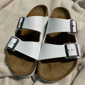 White Arizona Birkenstock